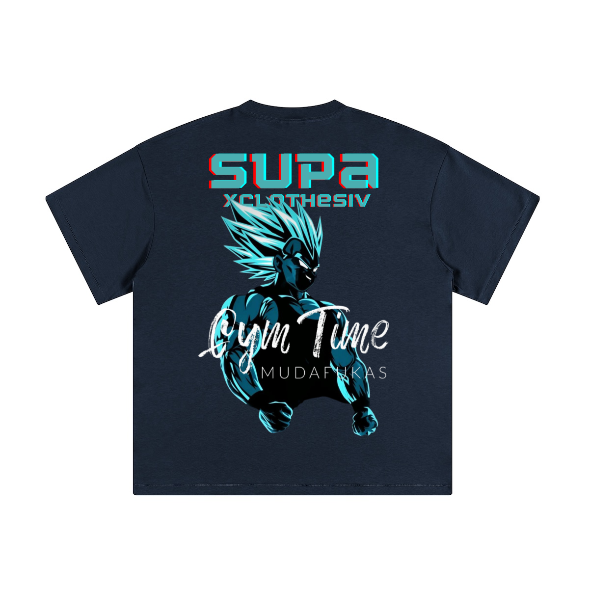 Supa xclothesiv Vegeta gym time - T-shirt