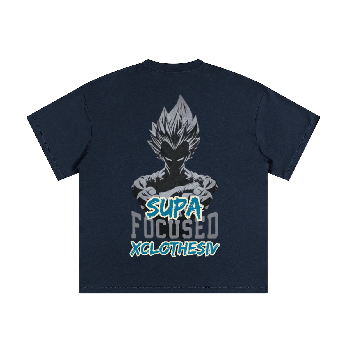 Vegeta Supa focused Xclothesiv T-shirt