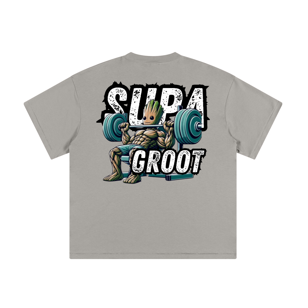 Supa Groot Grow up (Creme) - T-shirt