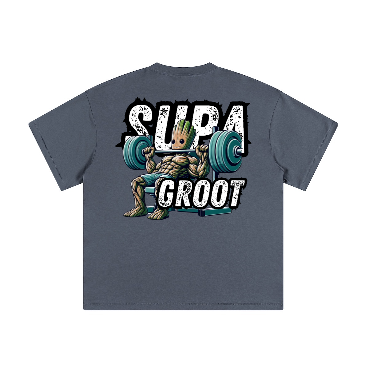 Supa Groot Grow up (Creme) - T-shirt