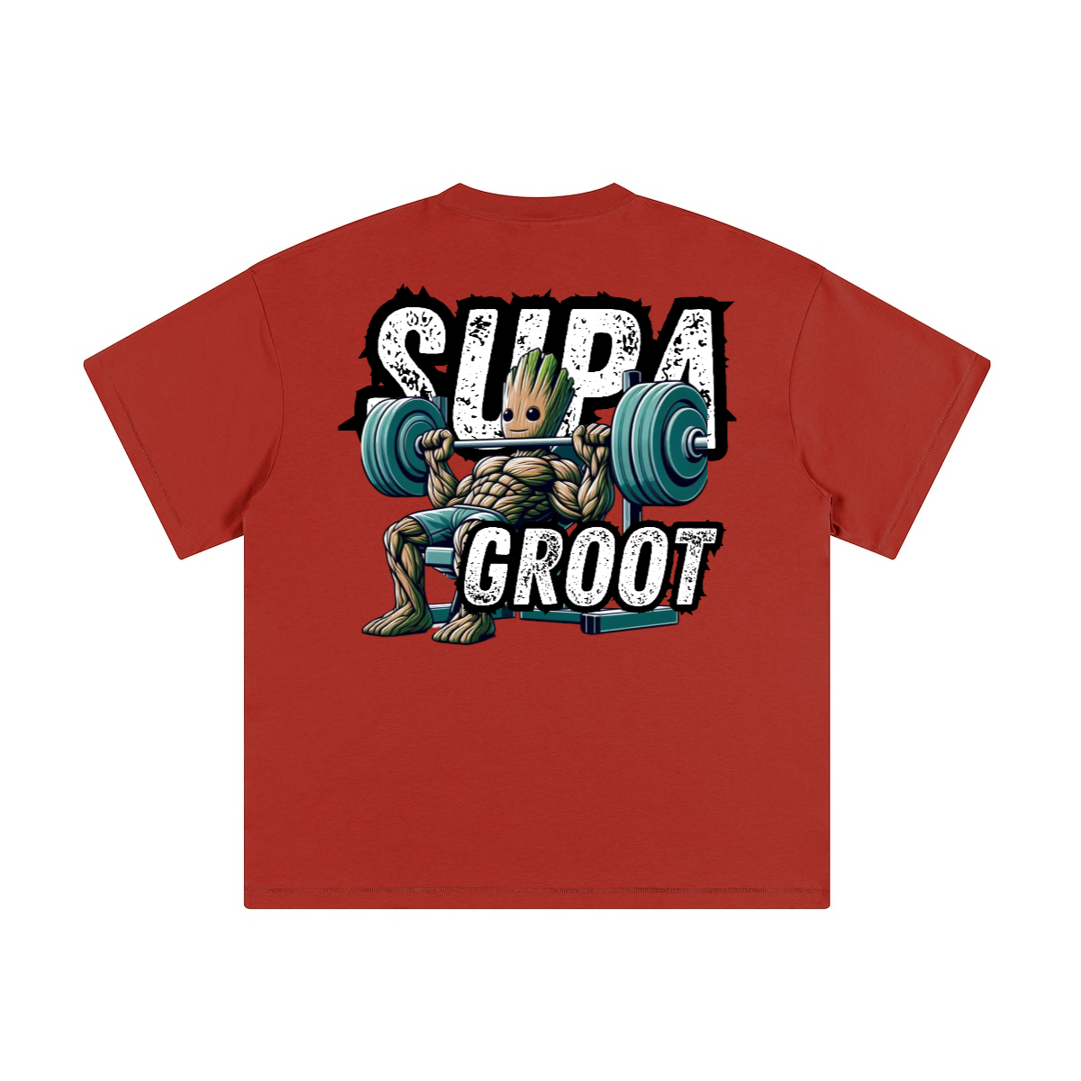 Supa Groot Grow up (Creme) - T-shirt