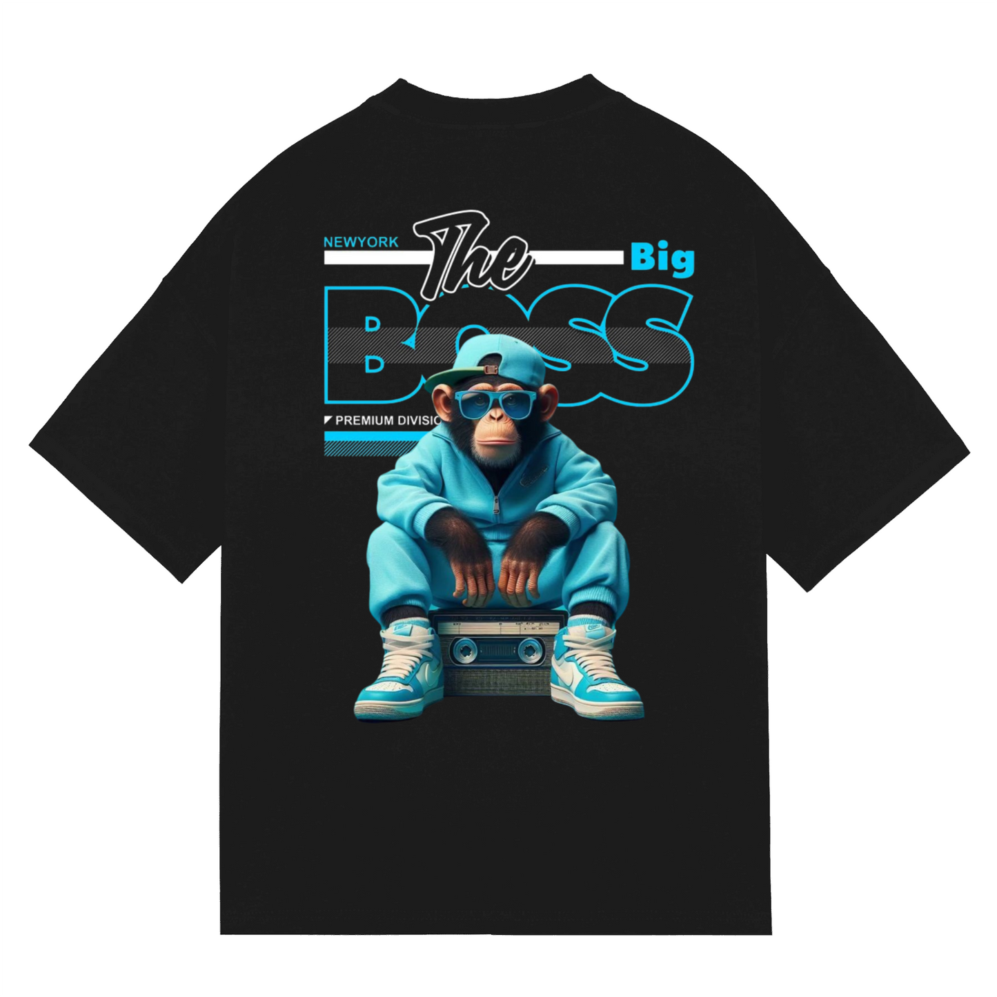 SUPA BLUE MONKEY NY Big boss - T-shirt