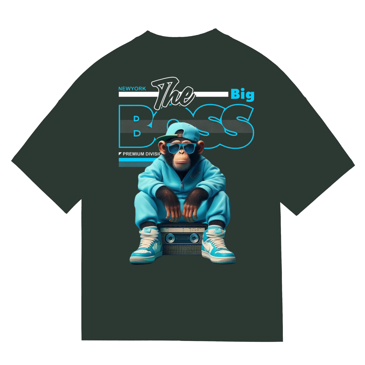 SUPA BLUE MONKEY NY Big boss - T-shirt