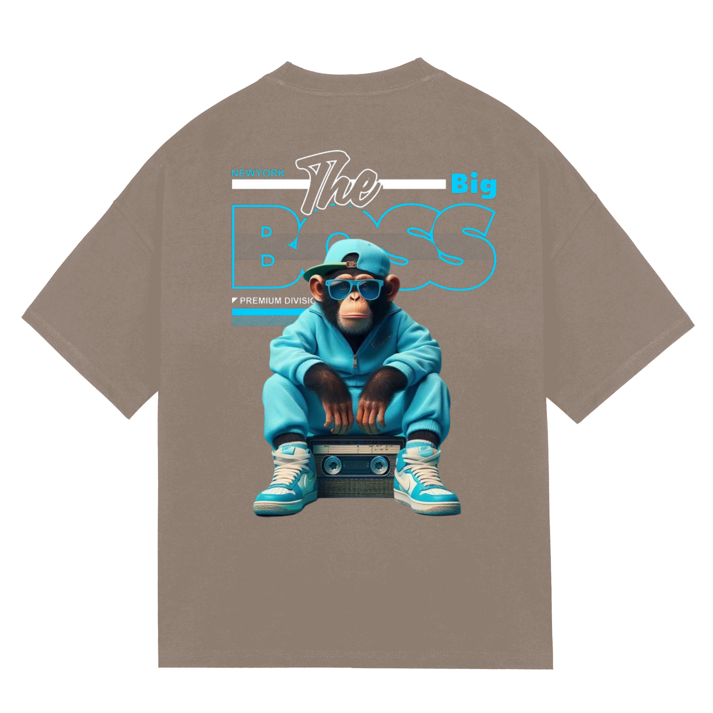 SUPA BLUE MONKEY NY Big boss - T-shirt