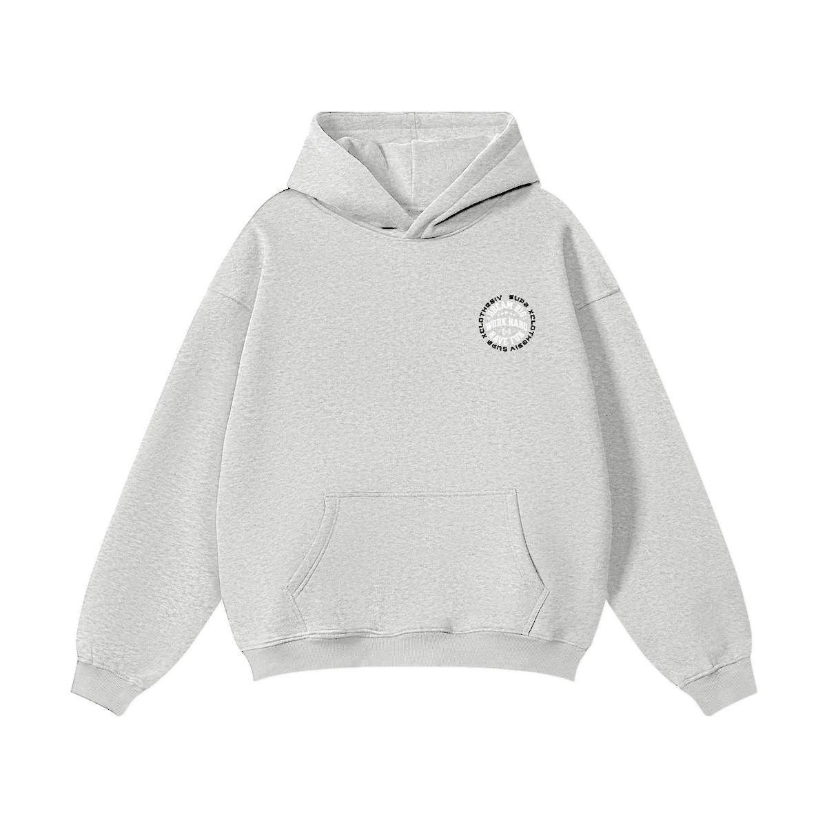 Unisex Heavyweight Looped Hoodie (Dream big TRN HRD)