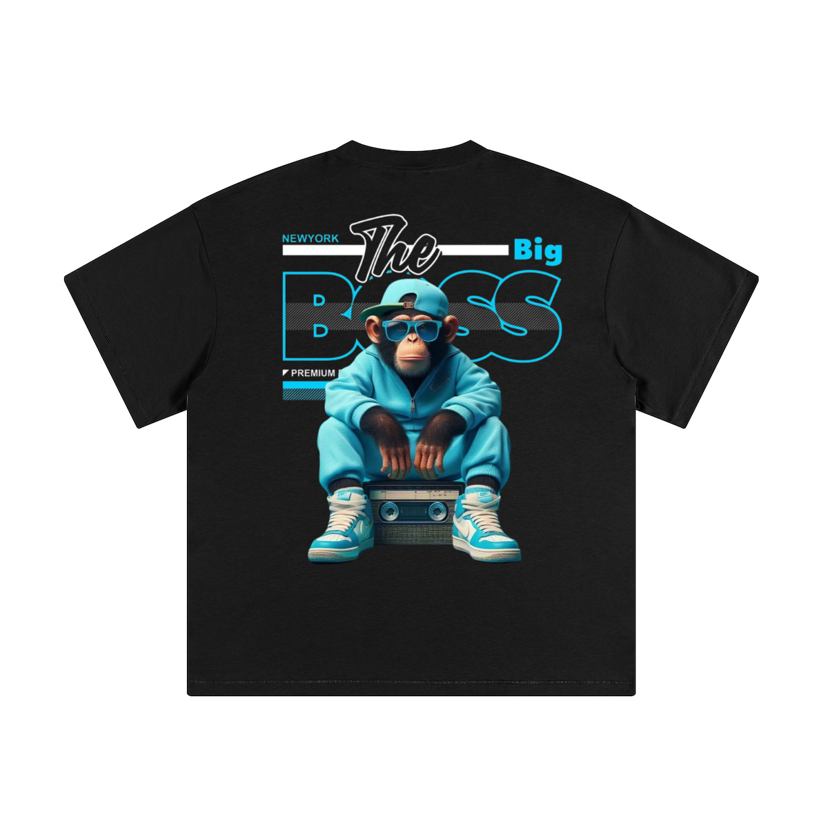 SUPA BLUE MONKEY NY Big boss - T-shirt