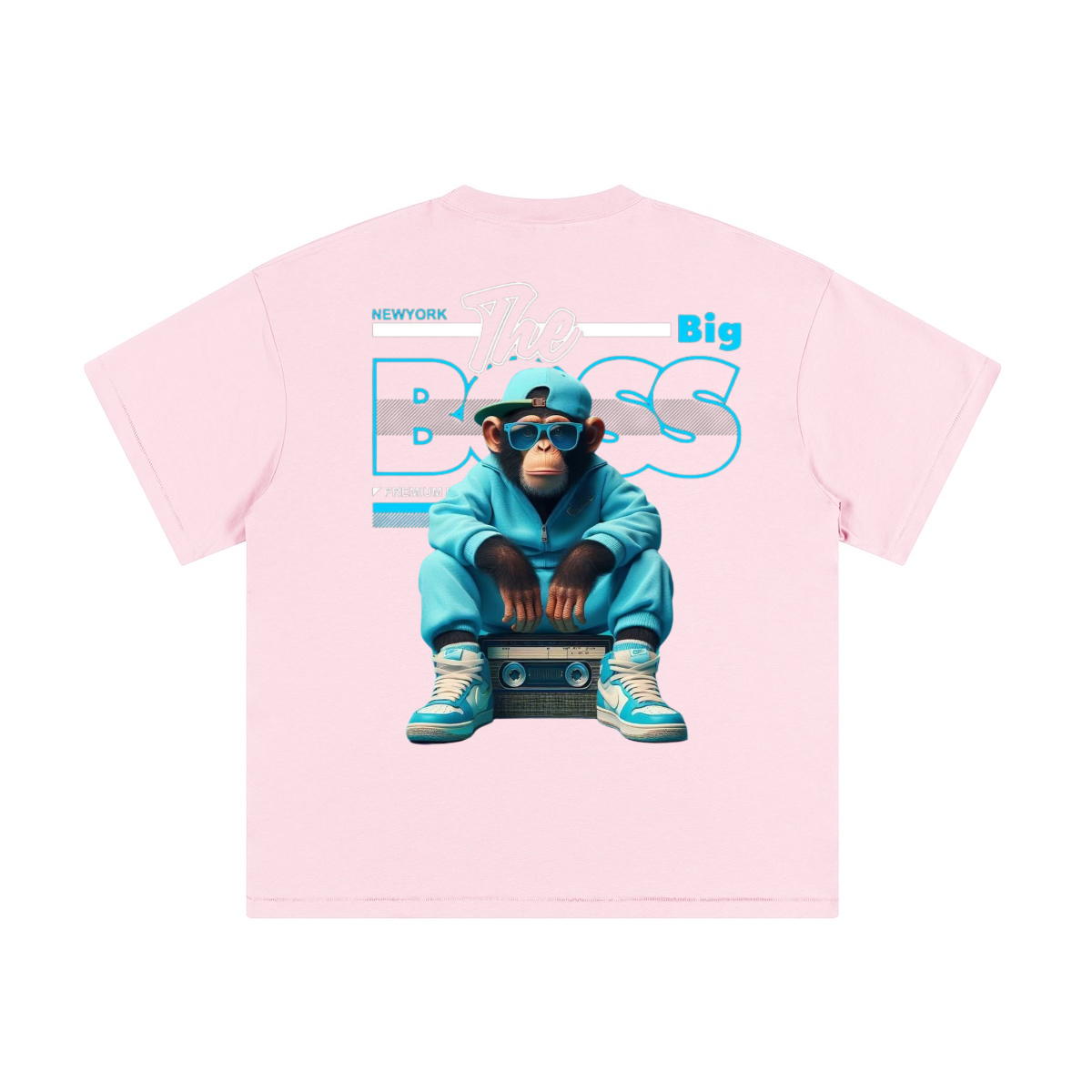 SUPA BLUE MONKEY NY Big boss - T-shirt