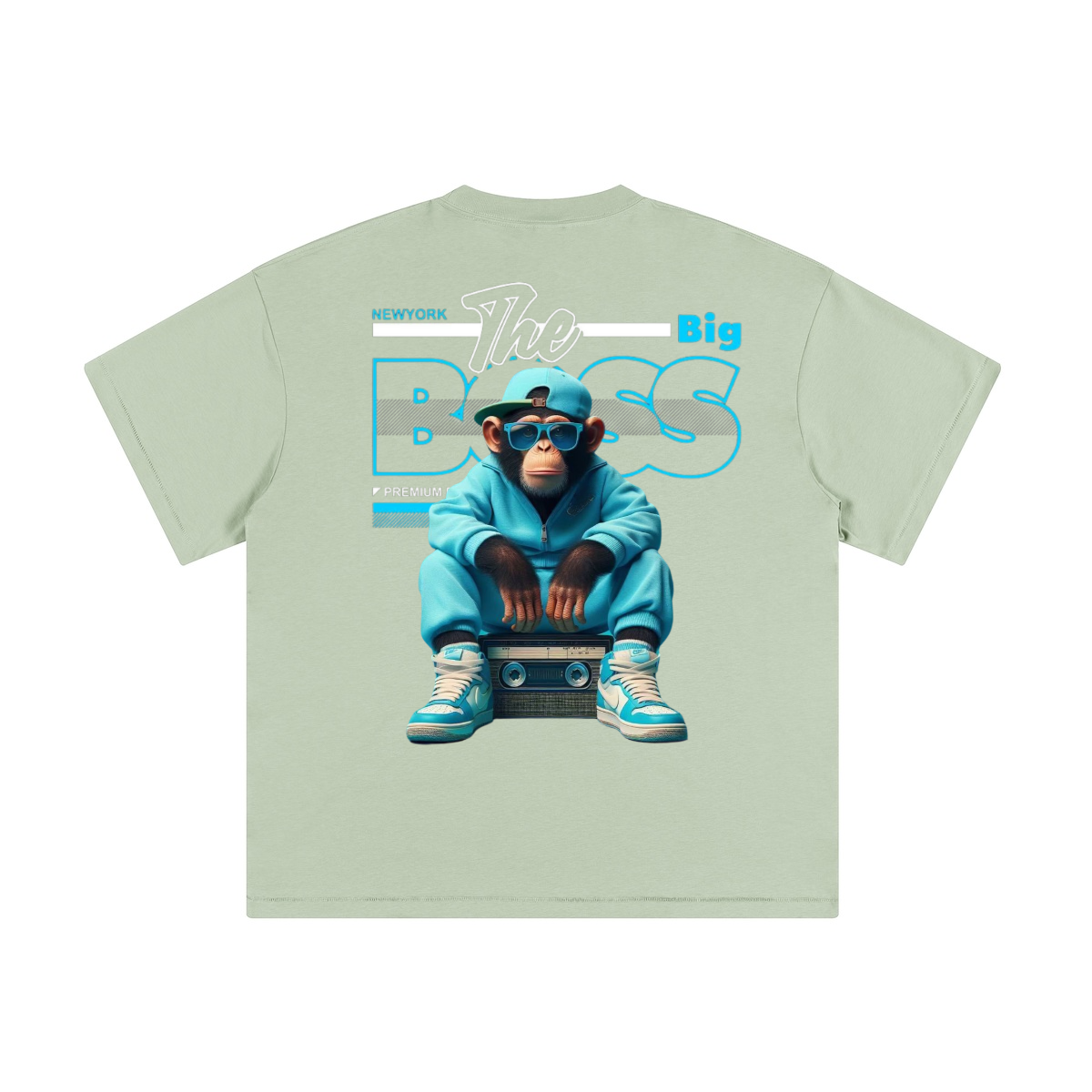 SUPA BLUE MONKEY NY Big boss - T-shirt