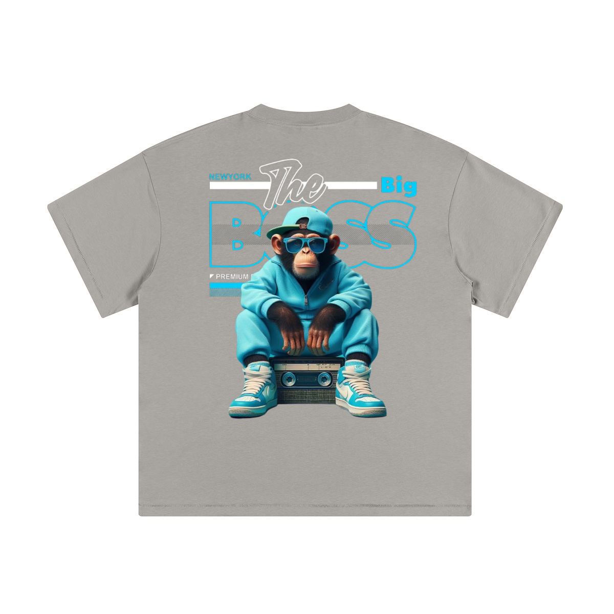 SUPA BLUE MONKEY NY Big boss - T-shirt