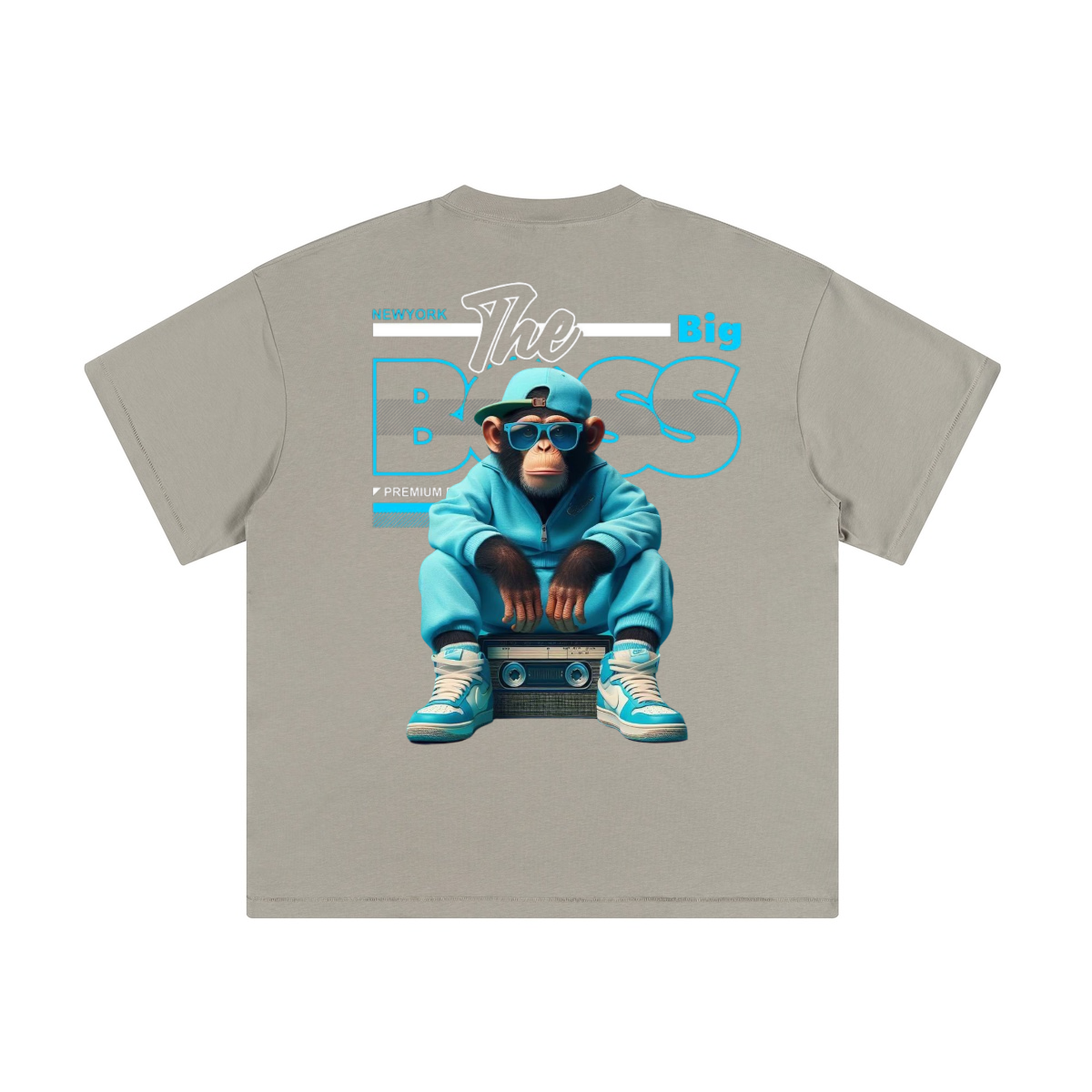 SUPA BLUE MONKEY NY Big boss - T-shirt