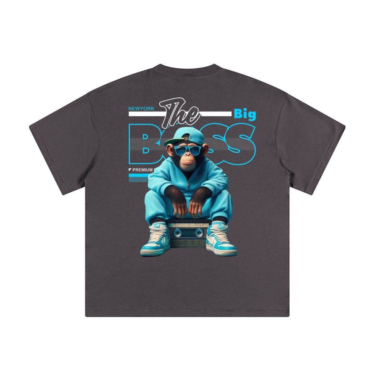 SUPA BLUE MONKEY NY Big boss - T-shirt