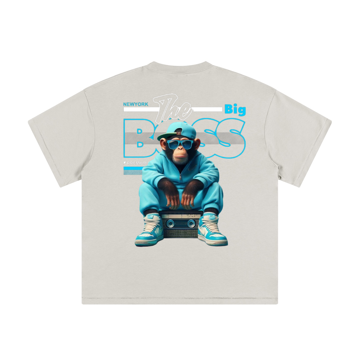 SUPA BLUE MONKEY NY Big boss - T-shirt