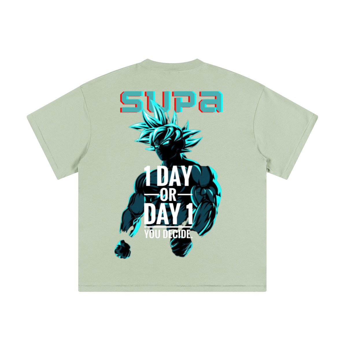 SUPA XCLOTHESIV BLUE GOKU - T-shirt