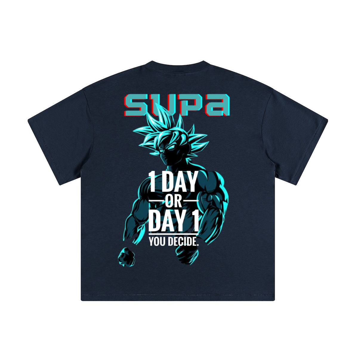 SUPA XCLOTHESIV BLUE GOKU - T-shirt