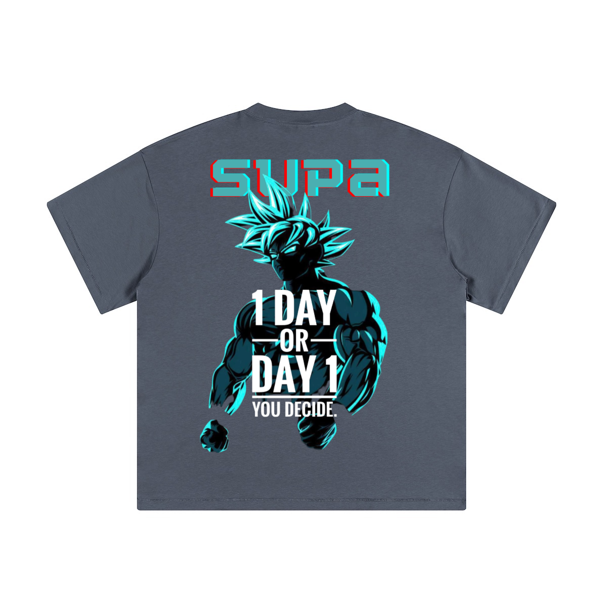 SUPA XCLOTHESIV BLUE GOKU - T-shirt