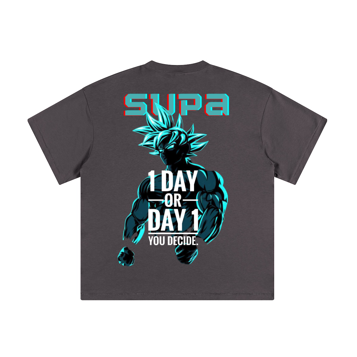 SUPA XCLOTHESIV BLUE GOKU - T-shirt