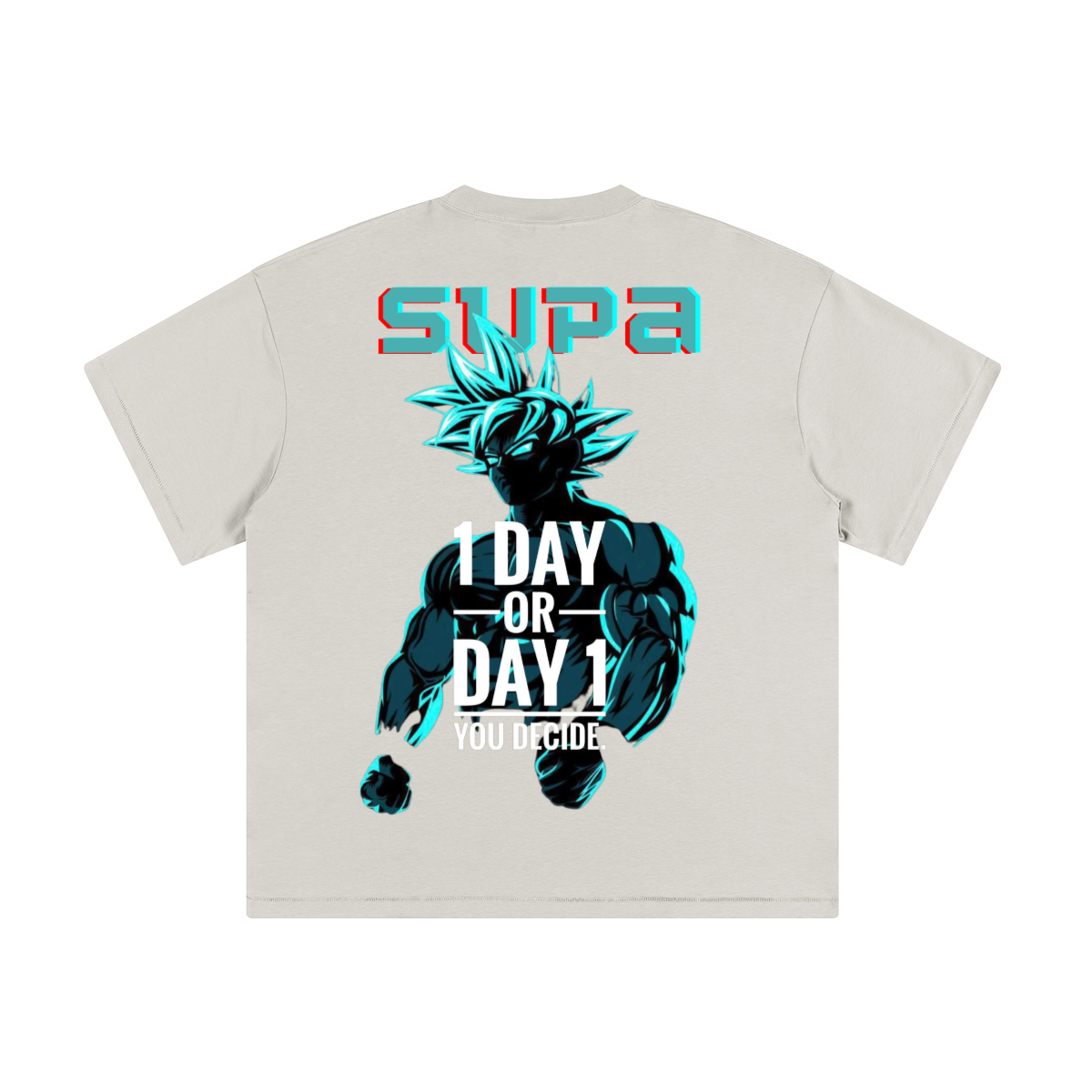 SUPA XCLOTHESIV BLUE GOKU - T-shirt