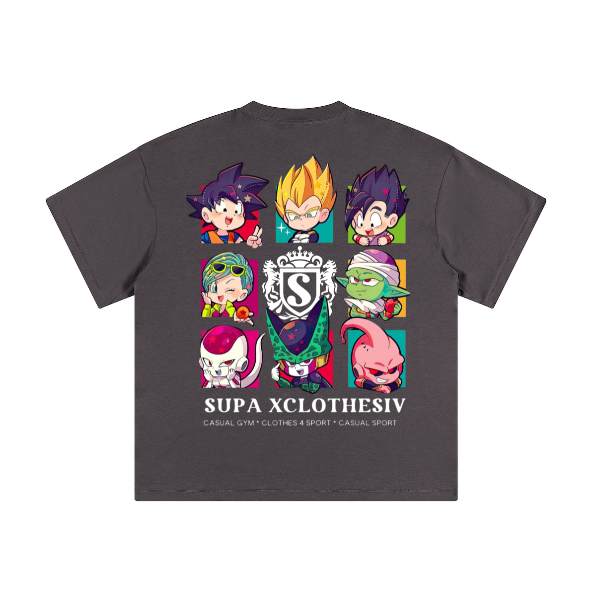 Supa xclothesiv caracters BD3 - T-shirt