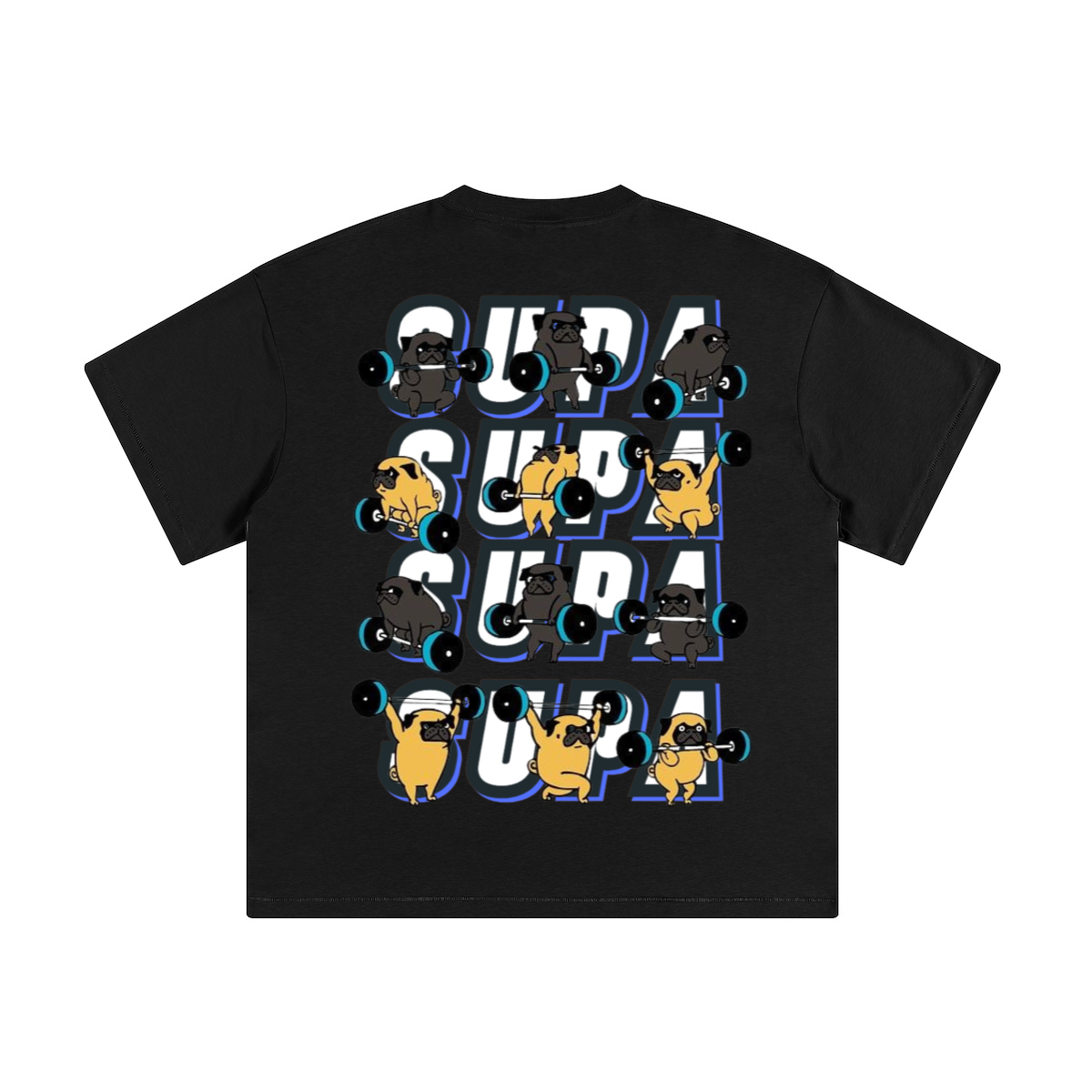 Supa xclothesiv Pug - T-shirt