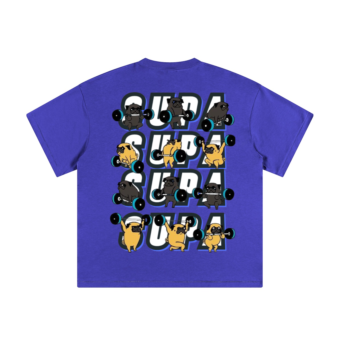 Supa xclothesiv Pug - T-shirt