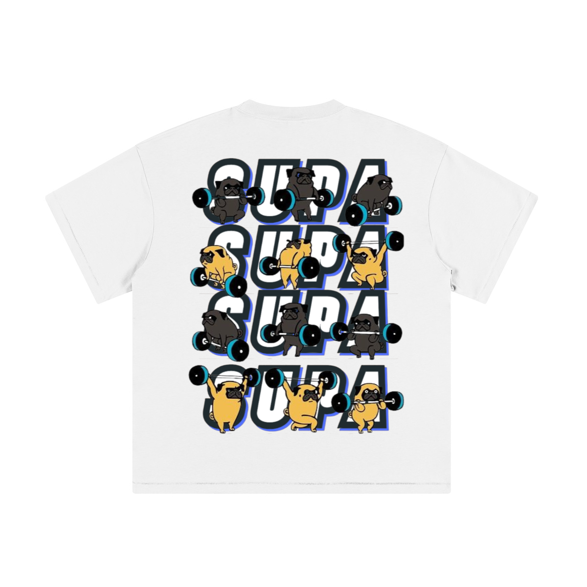 Supa xclothesiv Pug - T-shirt
