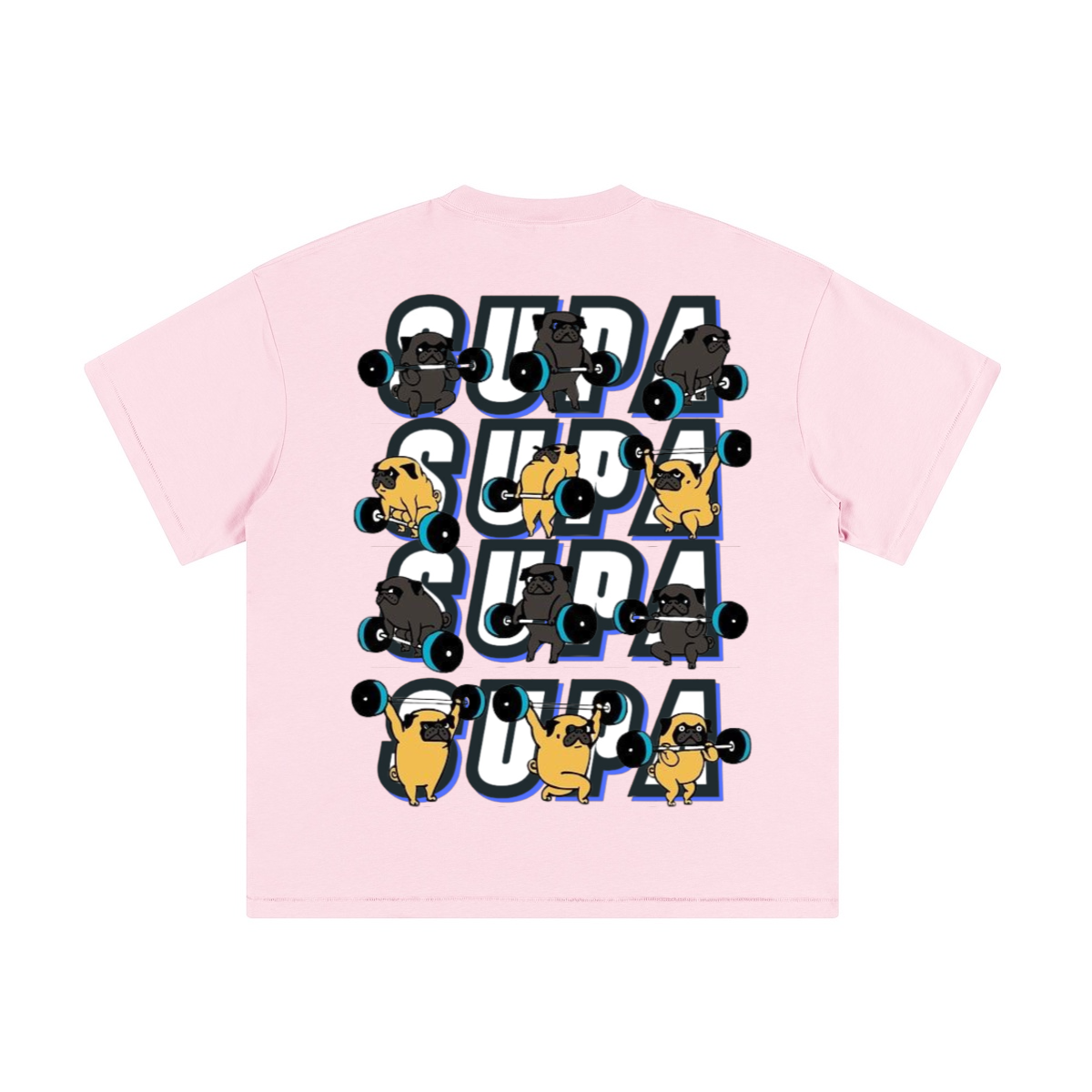 Supa xclothesiv Pug - T-shirt