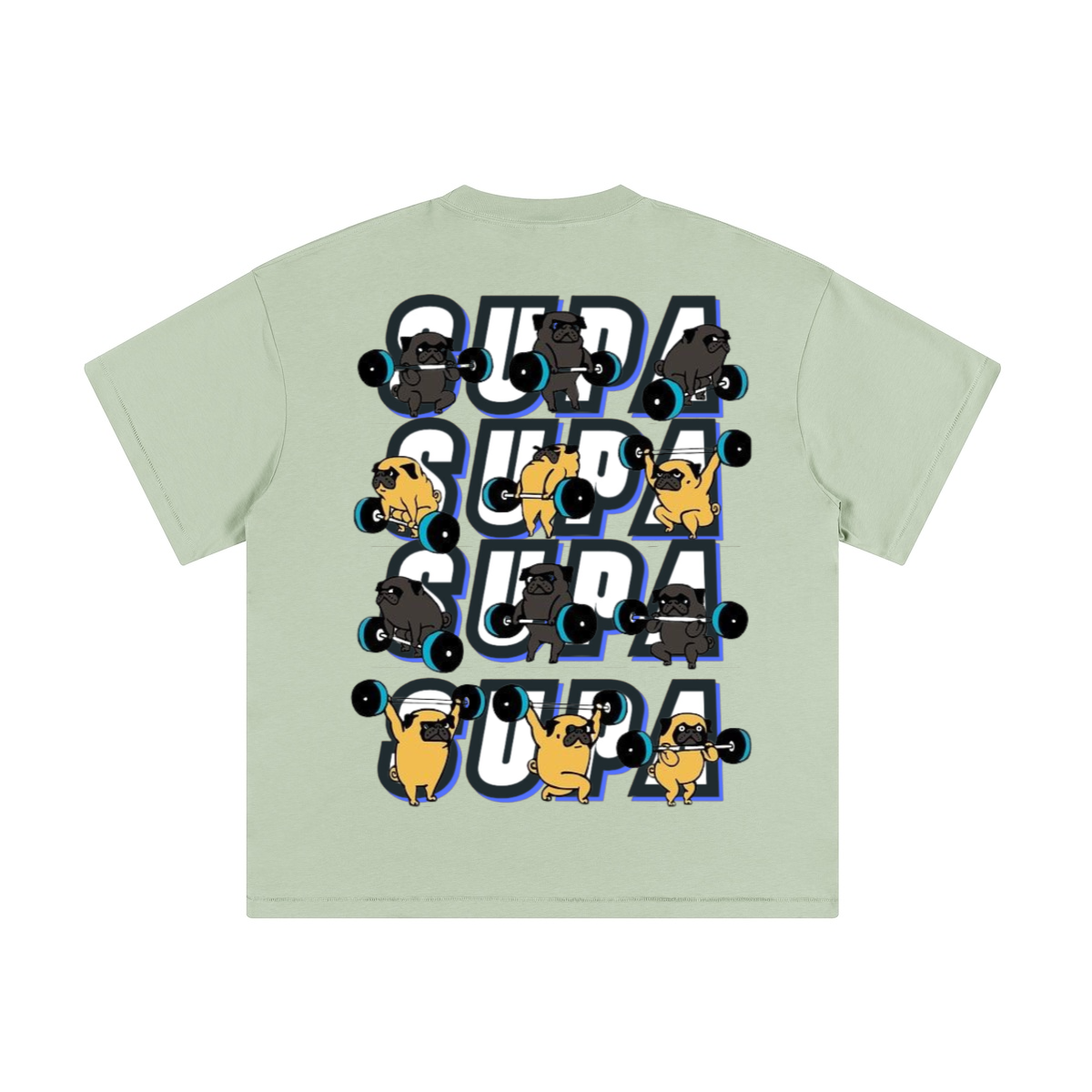 Supa xclothesiv Pug - T-shirt