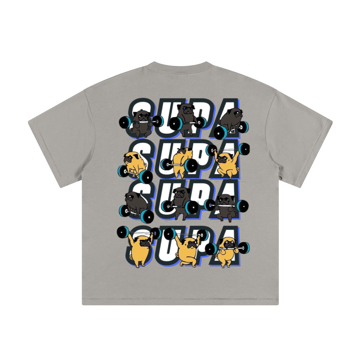 Supa xclothesiv Pug - T-shirt