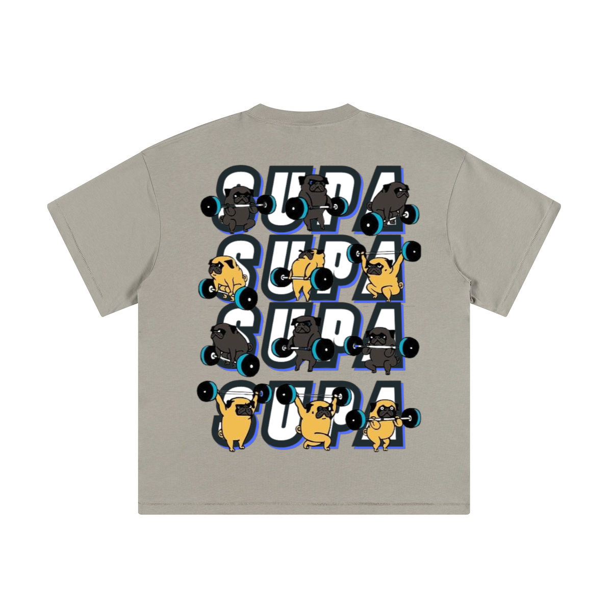 Supa xclothesiv Pug - T-shirt