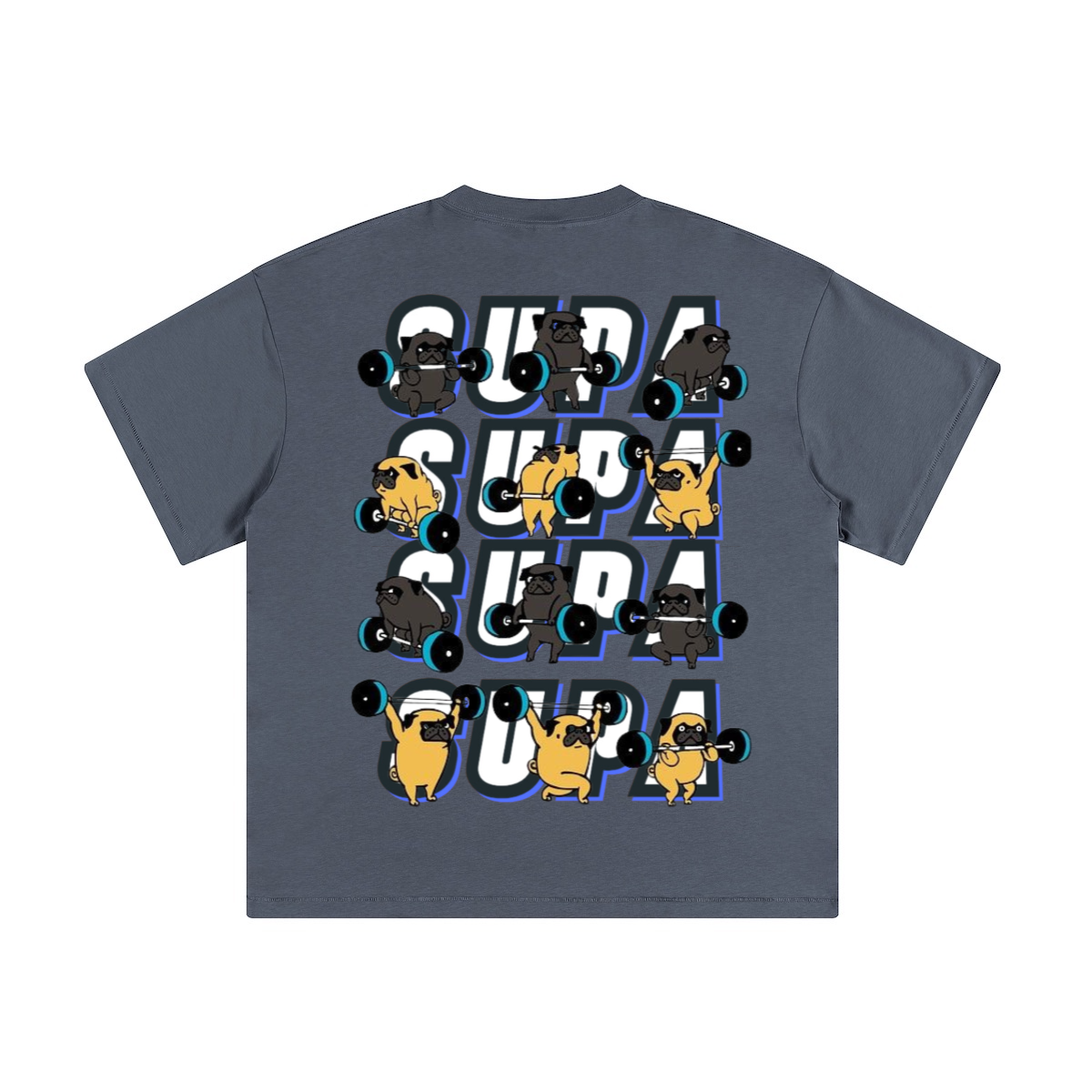 Supa xclothesiv Pug - T-shirt