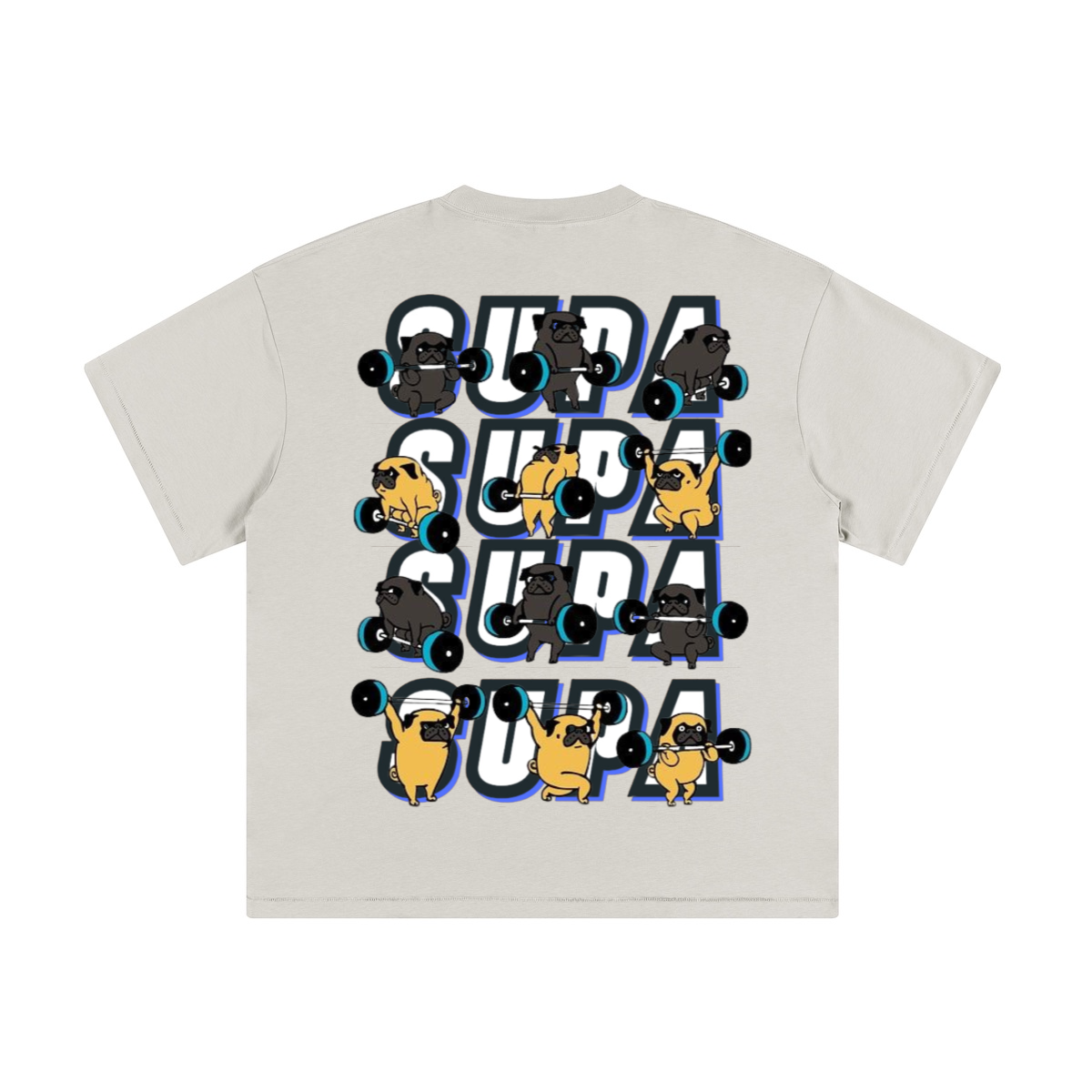 Supa xclothesiv Pug - T-shirt