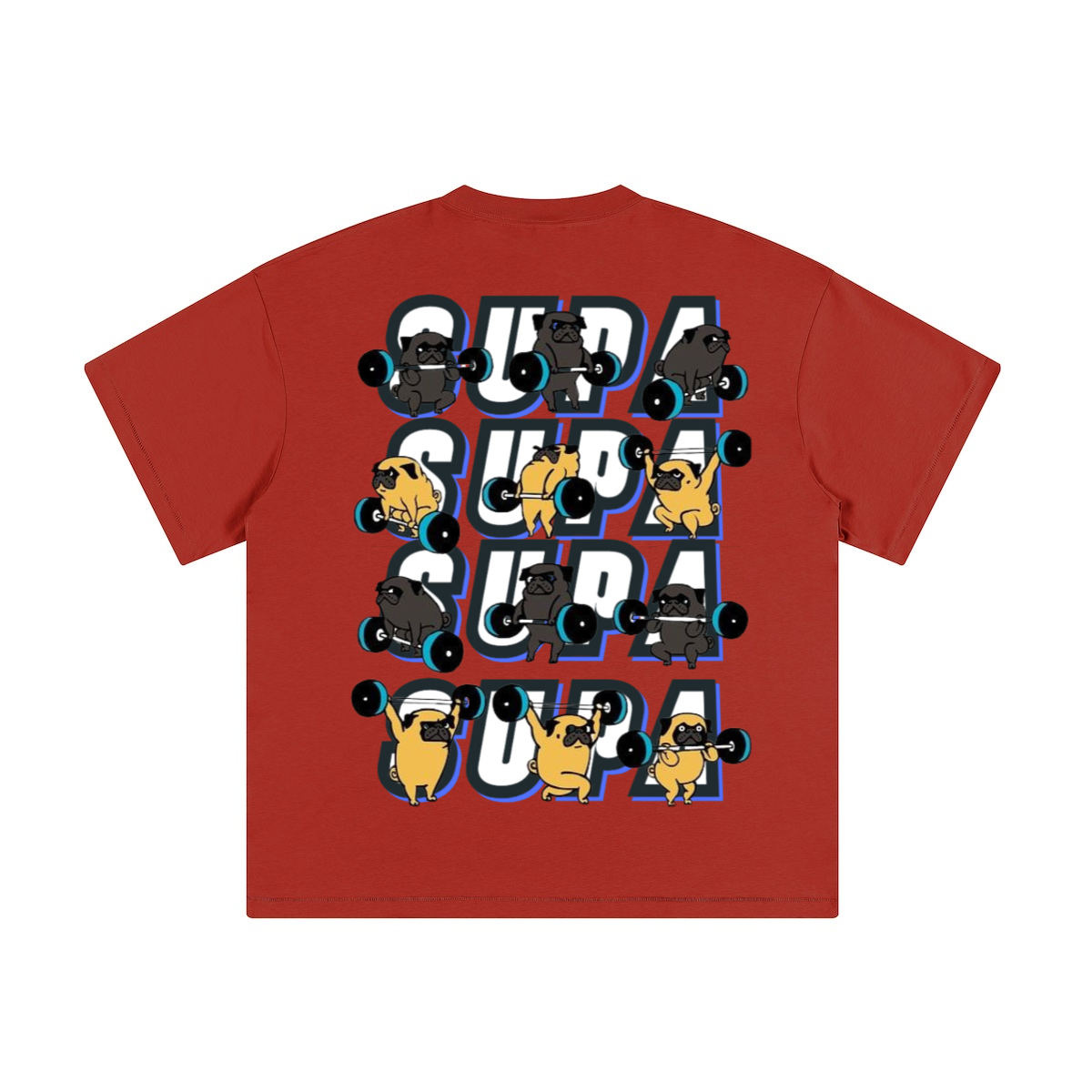 Supa xclothesiv Pug - T-shirt