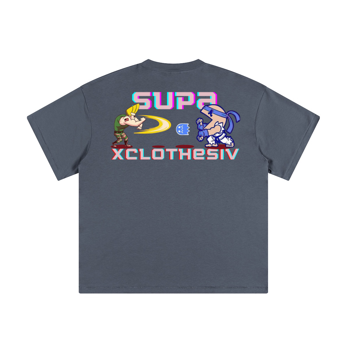Supa Xclothesiv Guile Bravo vs Pac Ryu T-shirt