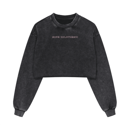 Sweatshirt cropped oversized Supa xclothesiv