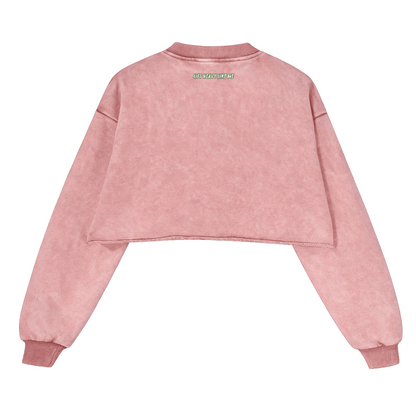 Sweatshirt cropped oversized Supa xclothesiv