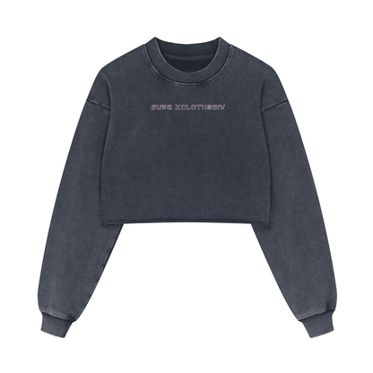 Sweatshirt cropped oversized Supa xclothesiv