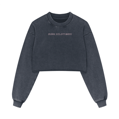 Sweatshirt cropped oversized Supa xclothesiv