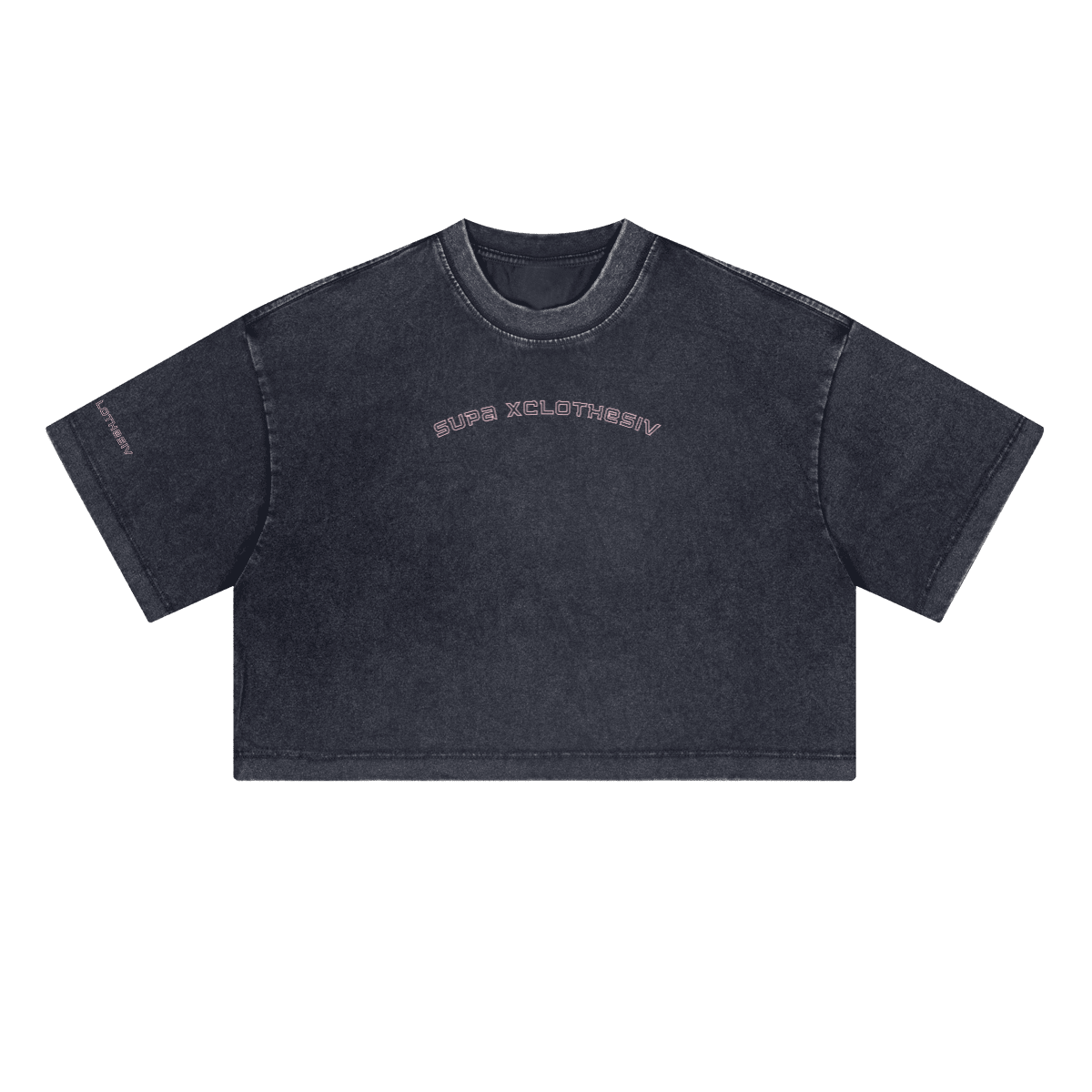 Fit Cropped Crewneck T-shirt