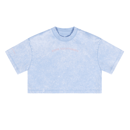 Fit Cropped Crewneck T-shirt