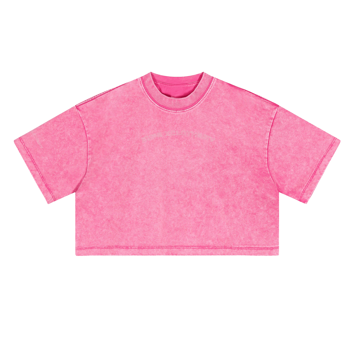 Fit Cropped Crewneck T-shirt