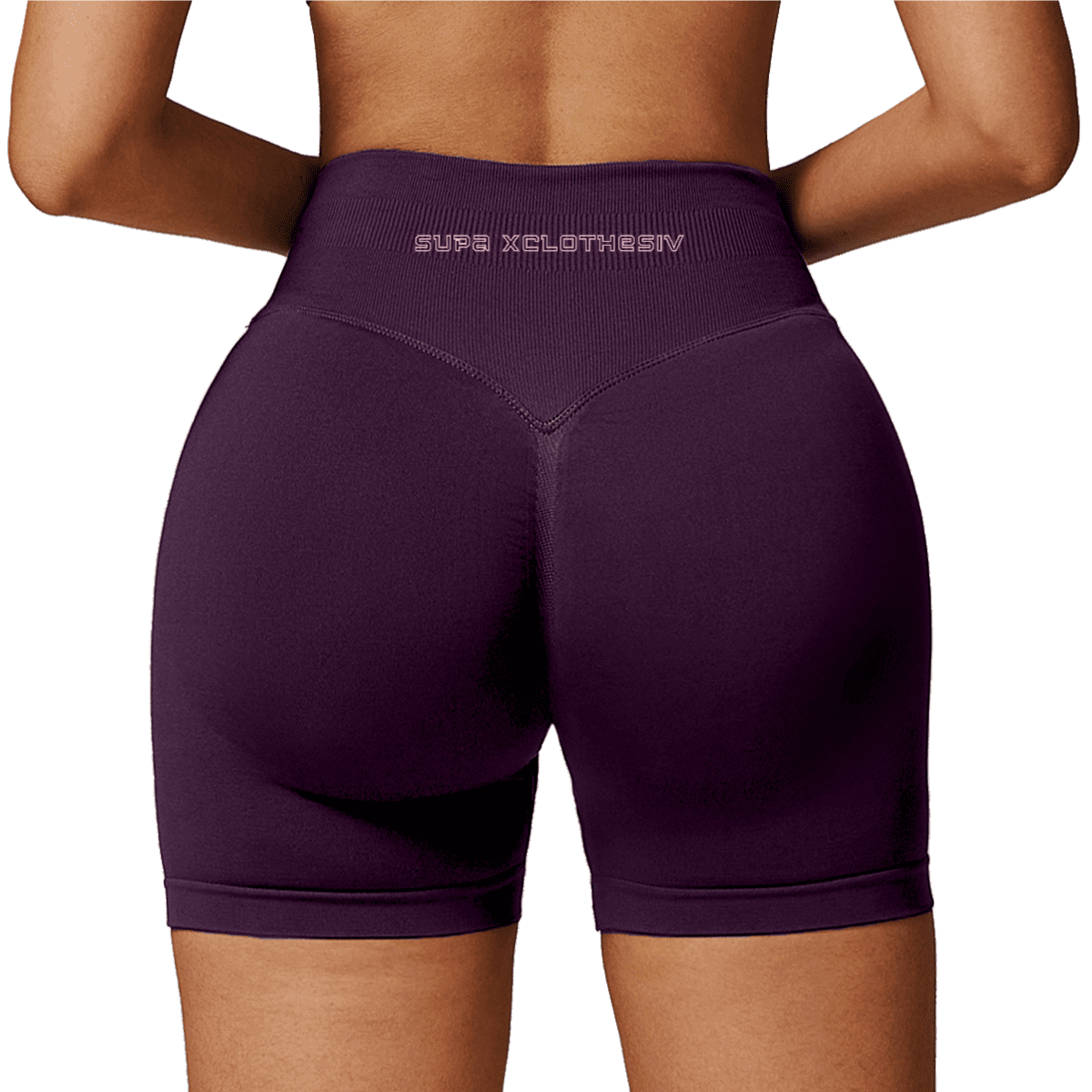 Seamless High-Waisted Yoga Shorts