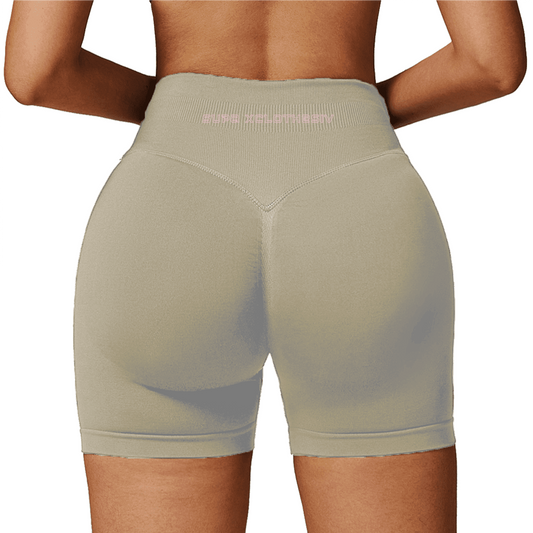 Seamless High-Waisted Yoga Shorts